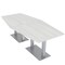 Skutchi Designs 45 in W, 96 in L, 29 in H, Engineered Wood Top, White HAR-HEX.IR-46x93-DOU-WHCYPRESS - alternate 1